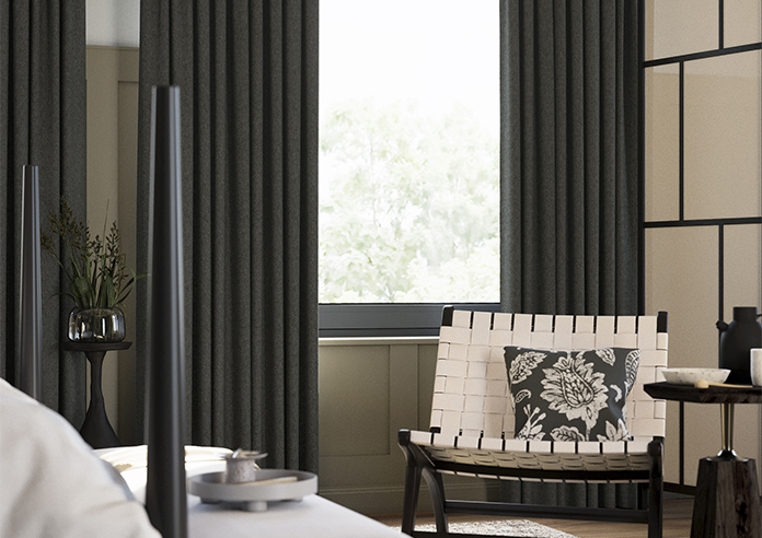 Wexley, Black Ink - Made to Measure Curtains - Image 5